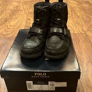 Black Polo boots
